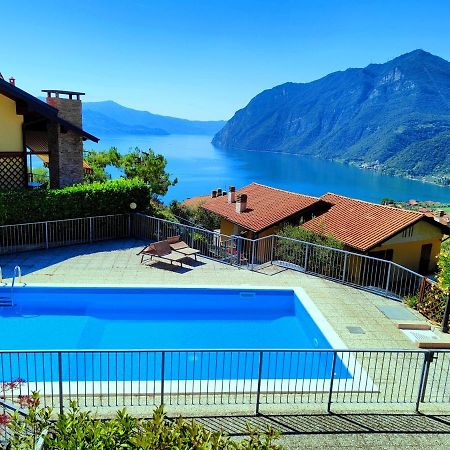 Happy Guest Apartments - Lake Panorama & Pool Riva di Solto Exterior foto