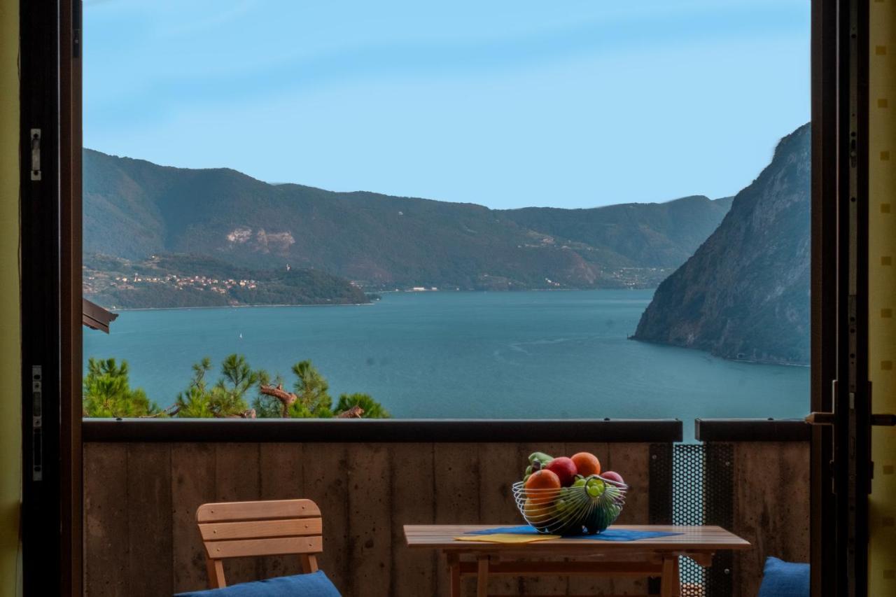 Happy Guest Apartments - Lake Panorama & Pool Riva di Solto Exterior foto